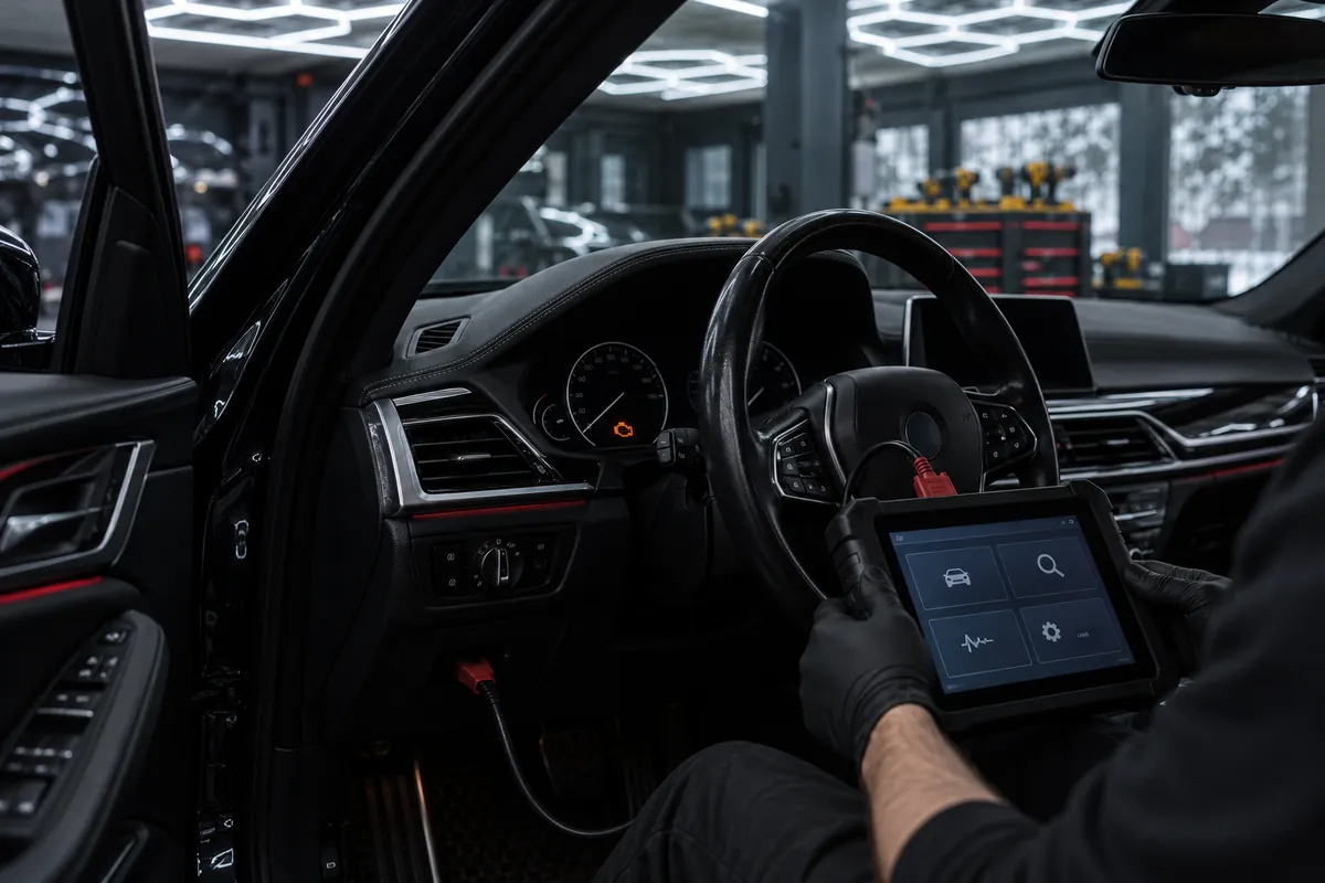 Kontrolka check engine — co oznacza i czy można dalej jechać — Zdjęcie poglądowe