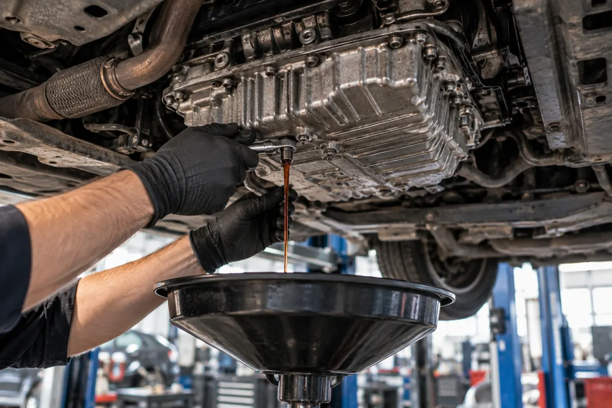 Wymiana oleju ATF — zdjęcie poglądowe