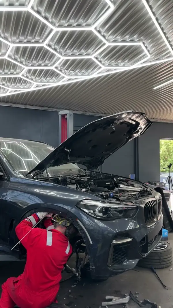 Pulsecar workshop interior